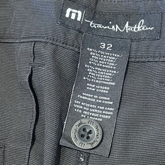 TRAVIS MATHEW Shorts Men 32 Gray Performance Golf Chino Stretch 10” Flat Front - Picture 7 of 9
